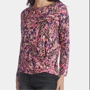 Nic + Zoe Kaleidoscope Top (Pink Multi)